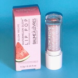 💟 Glow Recipe Watermelon Glow Lip Pop Balm Watermelon Pink Full Sz .14oz NIB
